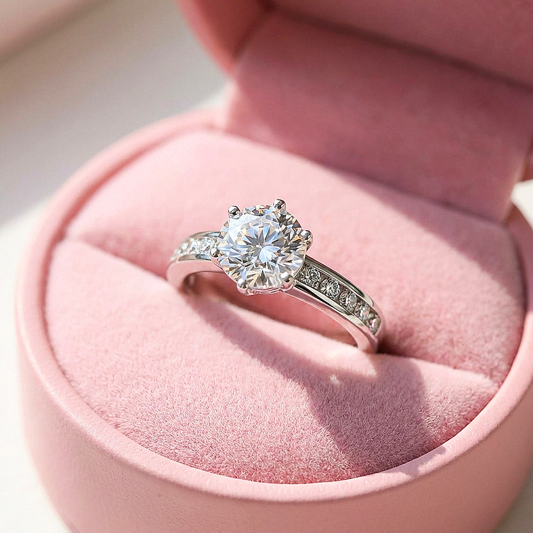 Oval Full Eternity Band | Diamond Simulant | 925 Sterling Silver | Prm7115