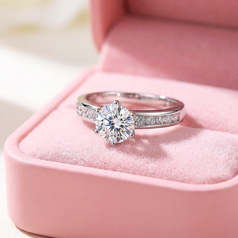 Oval Full Eternity Band | Diamond Simulant | 925 Sterling Silver | Prm7115