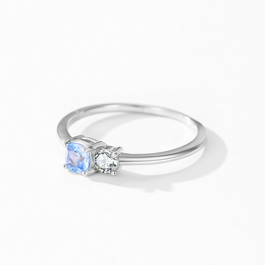 Prm7131: The Dual Stone Clarity Ring