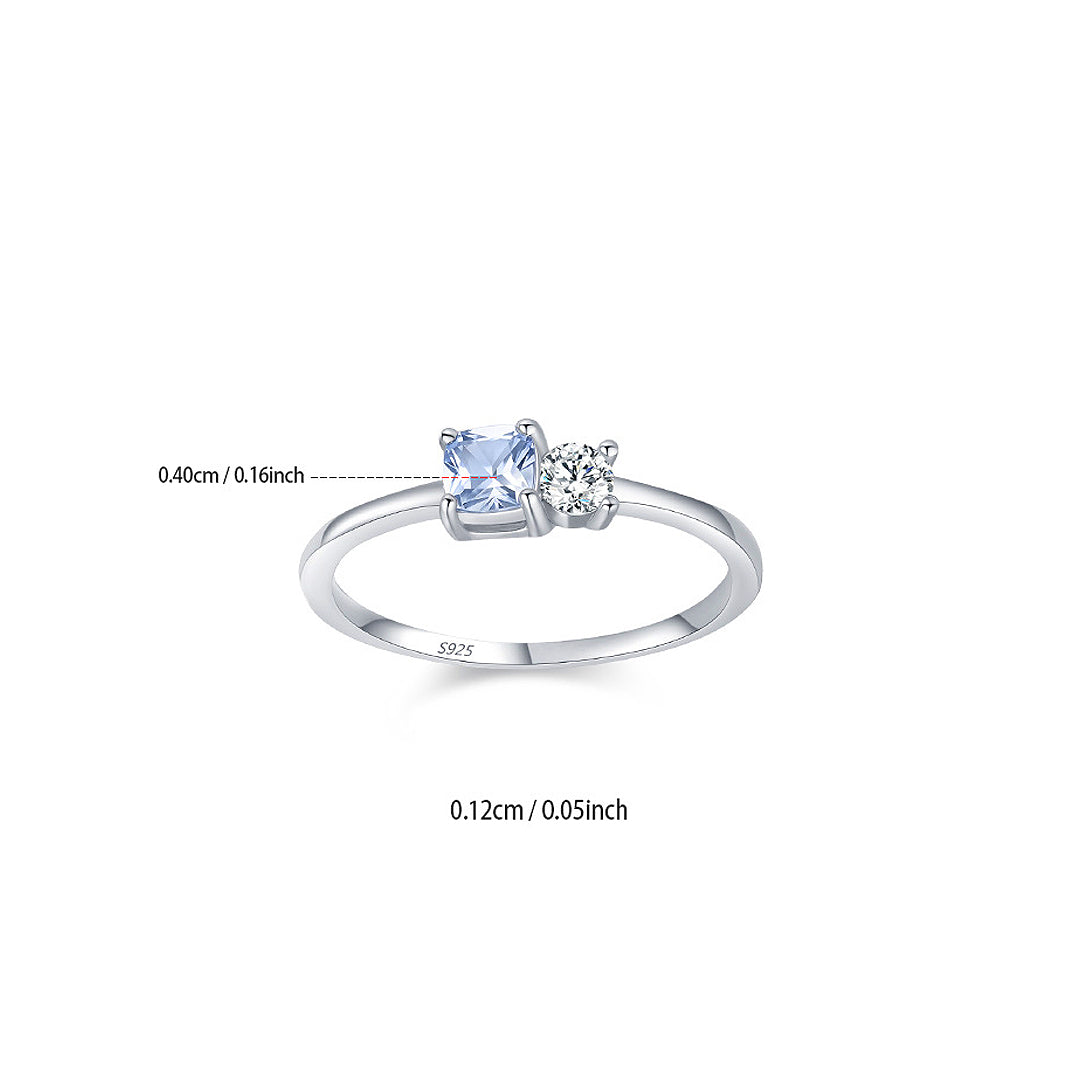 Prm7131: The Dual Stone Clarity Ring