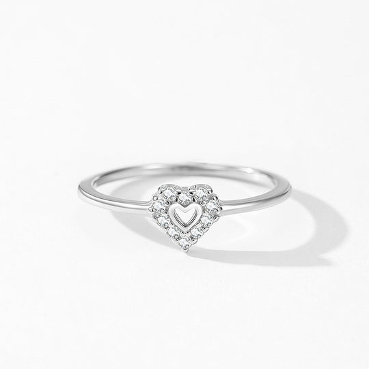 Prm7132: The Dazzling Heart Halo Ring