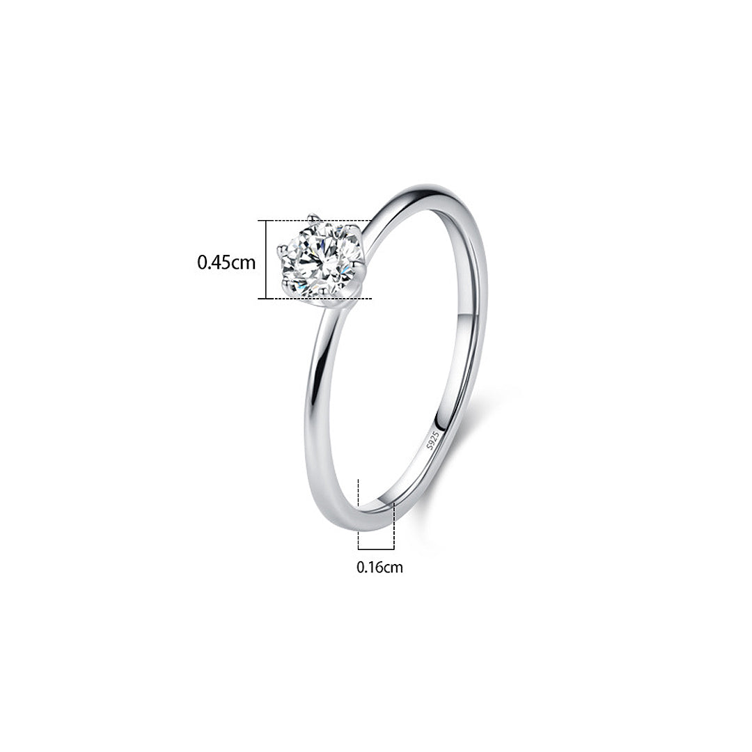 Prm7134: The Classic Solitaire Brilliance Ring