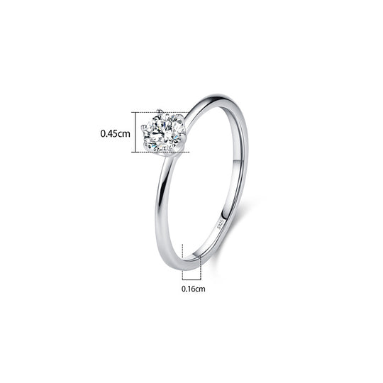 Prm7134: The Classic Solitaire Brilliance Ring
