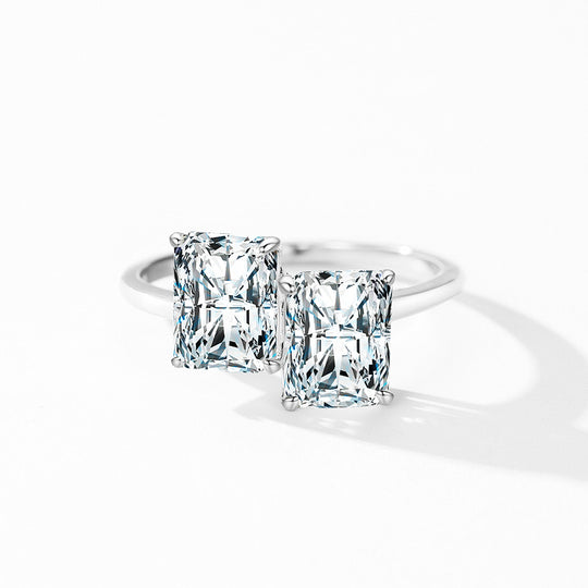 Prm7136: The Radiant Double Cushion Ring