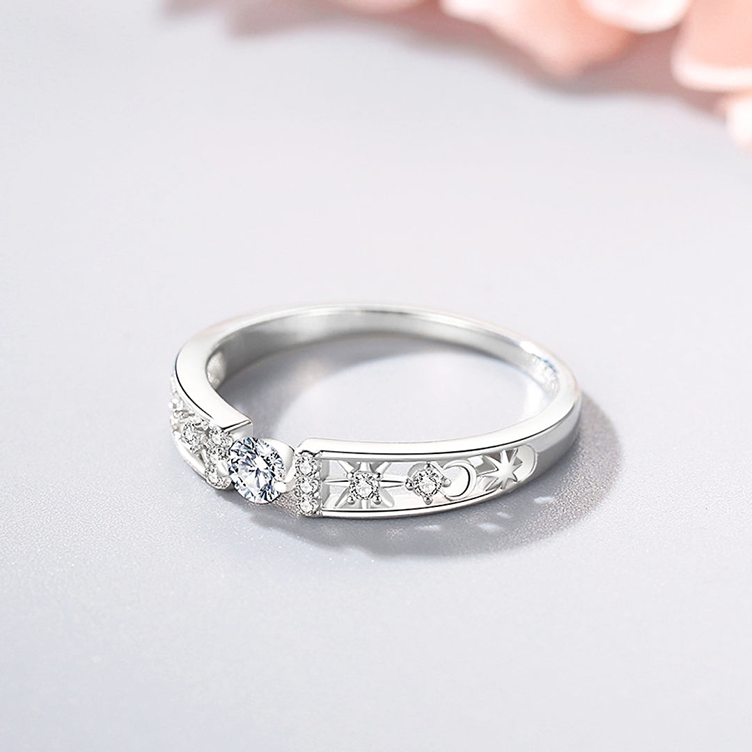 Prm7138: The Celestial Solitaire Ring