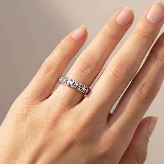 Prm7138: The Celestial Solitaire Ring