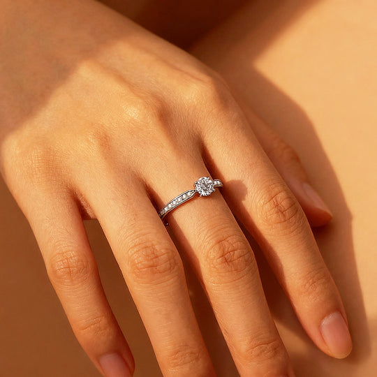 Prm7141 - Radiance Moissanite Ring