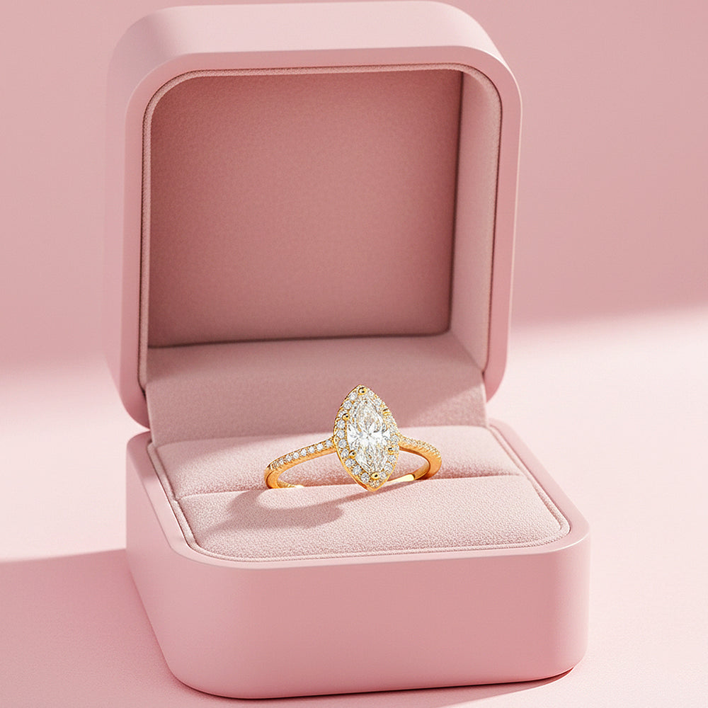 Prm7152 – The Aurelia Marquis Moissanite Ring