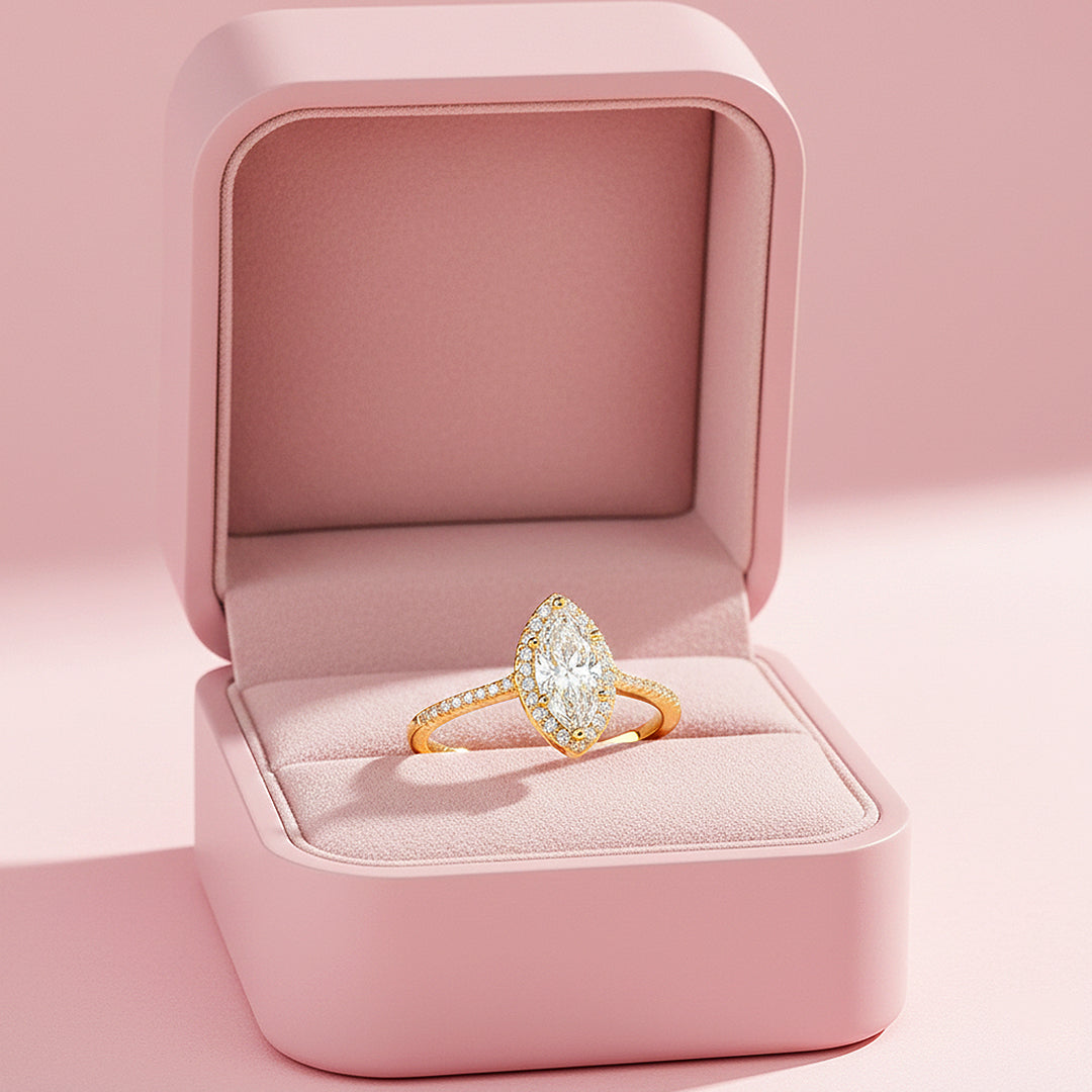 Prm7152 – The Aurelia Marquis Moissanite Ring