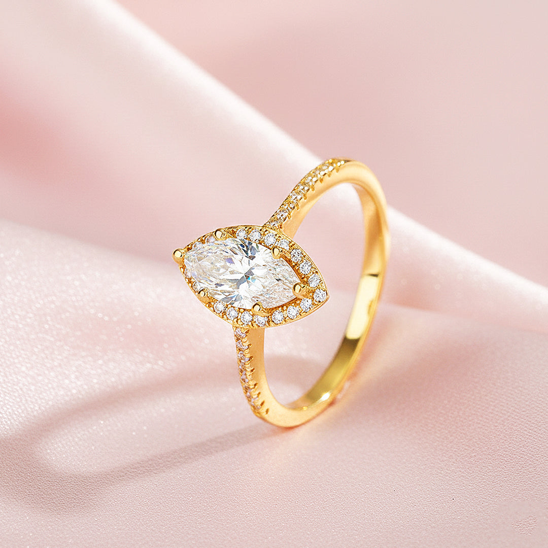 Prm7152 – The Aurelia Marquis Moissanite Ring