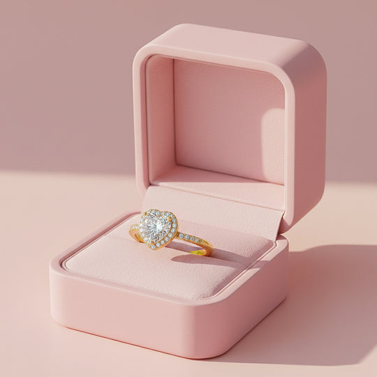 Prm7157 – Éternelle Cœur Halo Ring