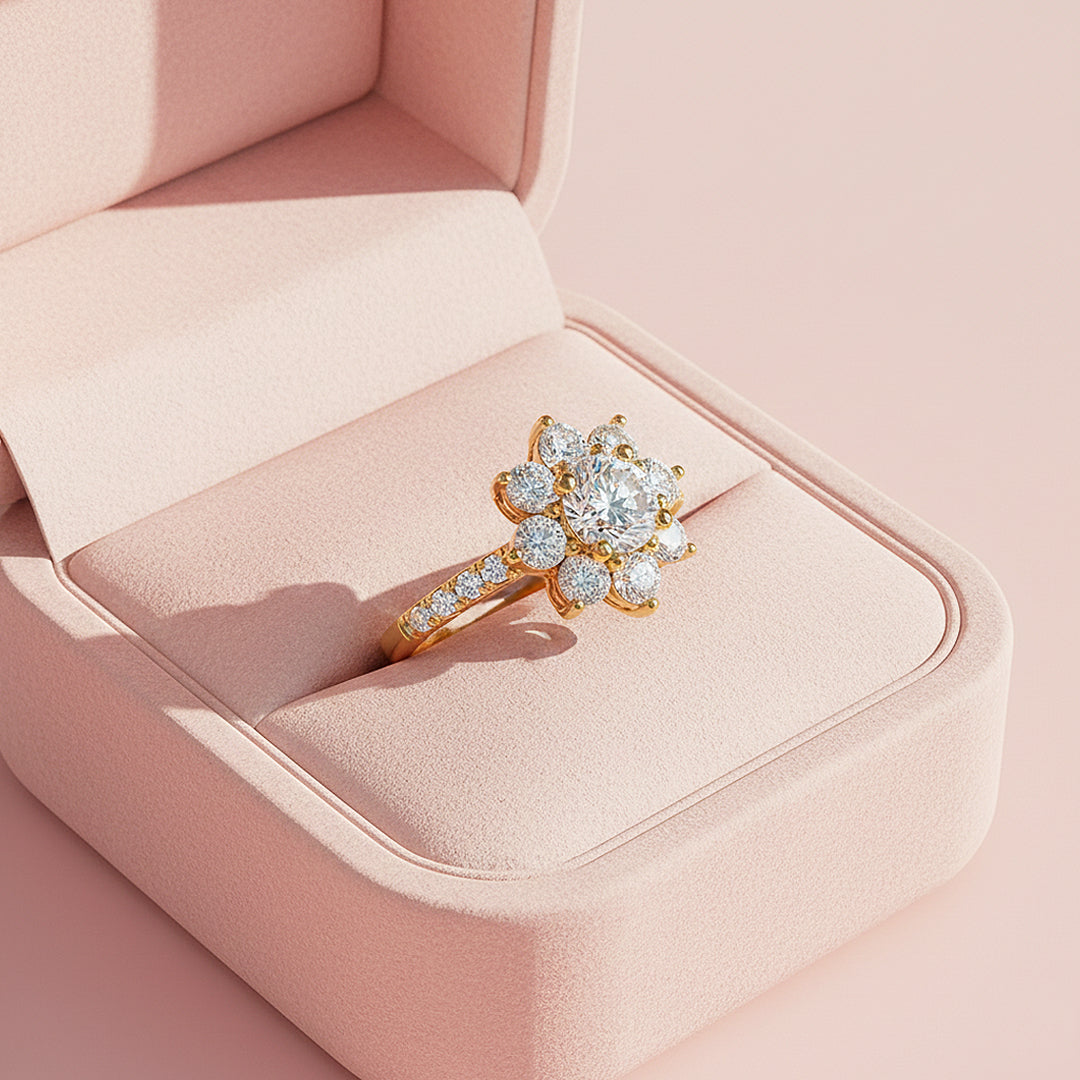 Prm7160: Sunlit Royale Moissanite Ring