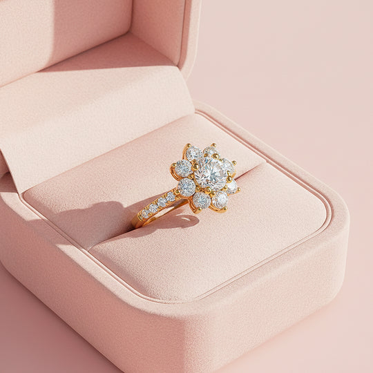 Prm7160: Sunlit Royale Moissanite Ring