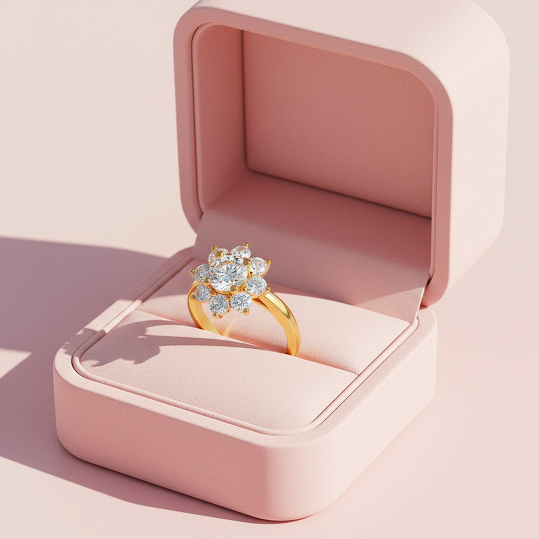 Prm7160: Sunlit Royale Moissanite Ring