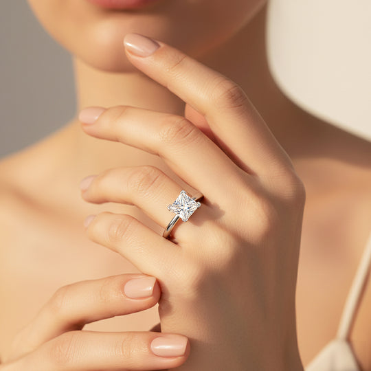 Prm7168: The Princess Cut Ascend Ring
