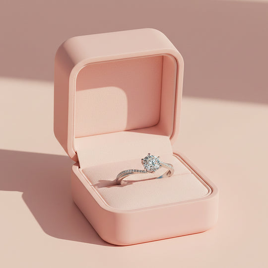 Prm7171: 👑 Princess Élan Solitaire Ring