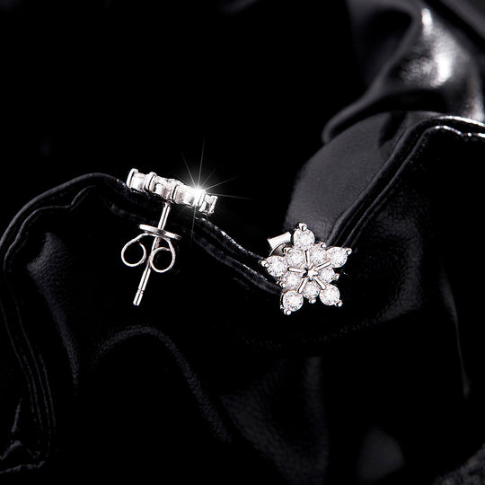 Prm8107: The Moissanite Starburst Stud Earrings