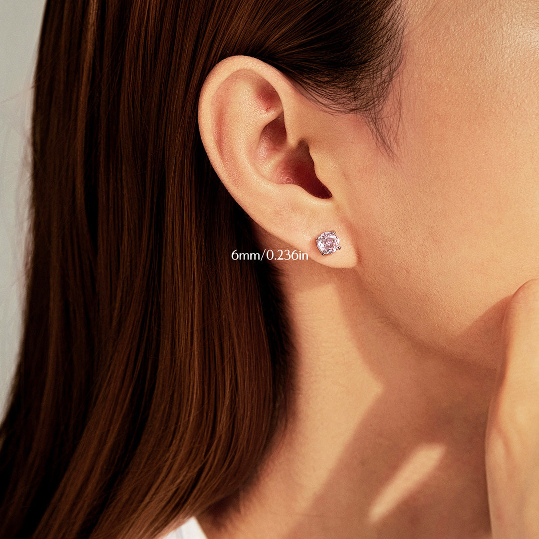 Prm8113: The Rose Radiance Stud Earrings