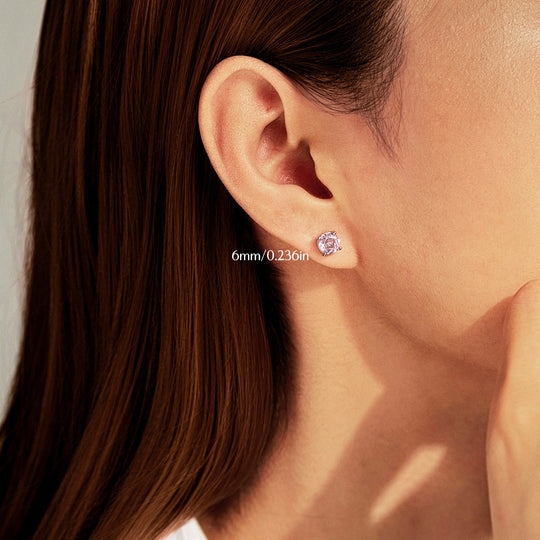 Prm8113: The Rose Radiance Stud Earrings