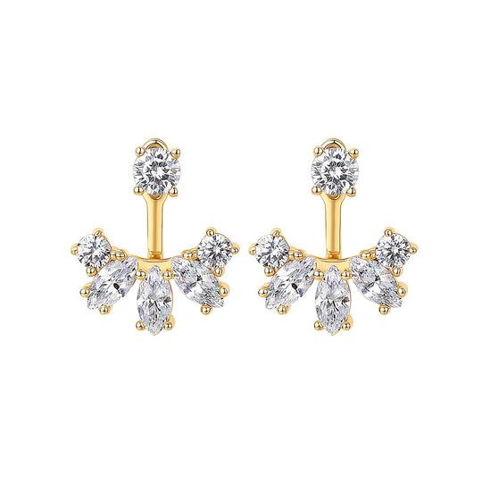 Prm8118: The Zircon Marquise Ear Jacket