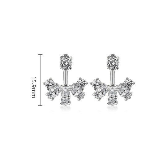 Prm8118: The Zircon Marquise Ear Jacket
