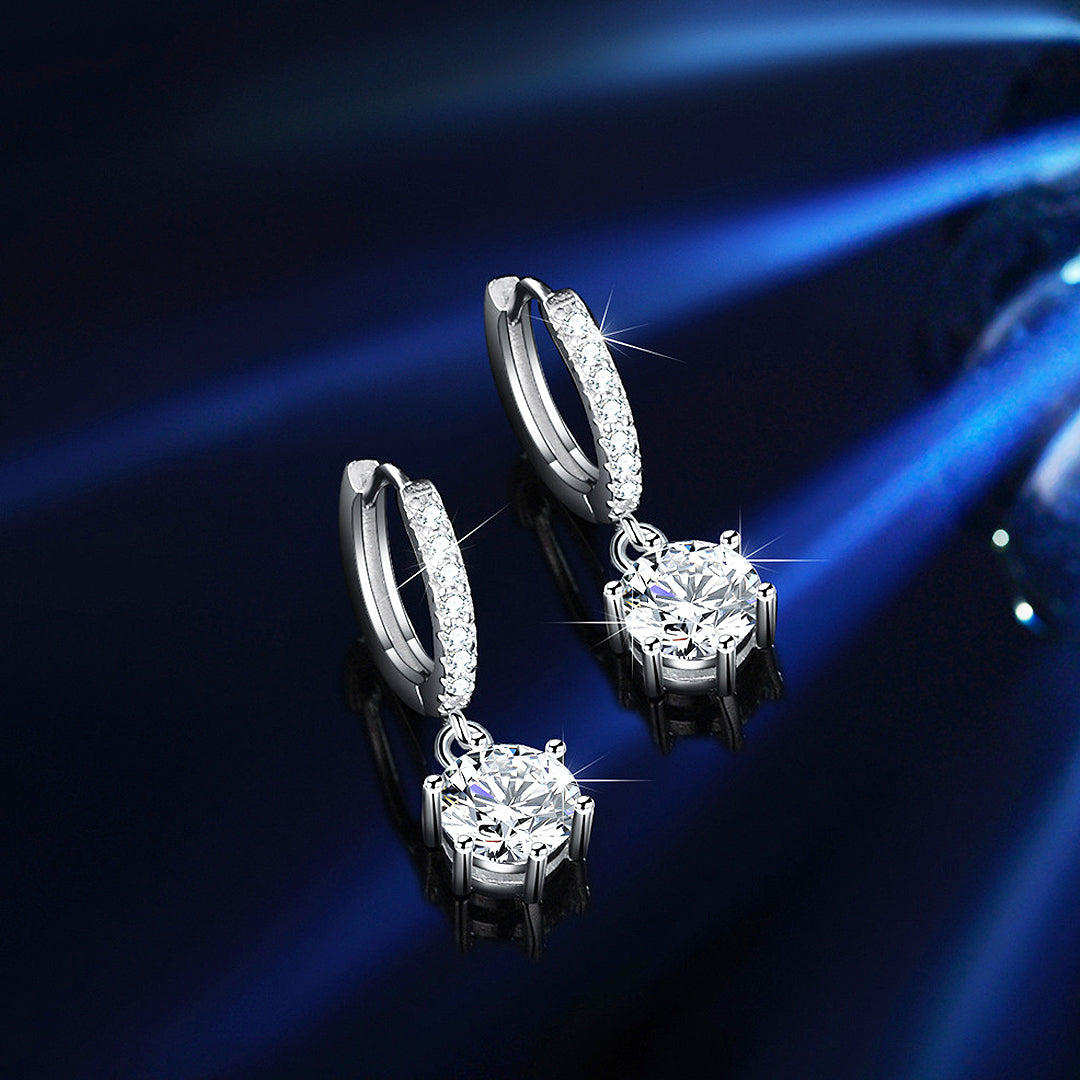 Prm8126 – Moissanite Drop Earrings
