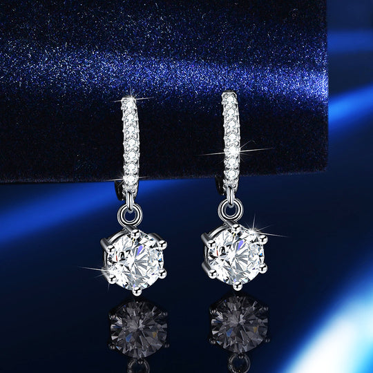 Prm8126 – Moissanite Drop Earrings