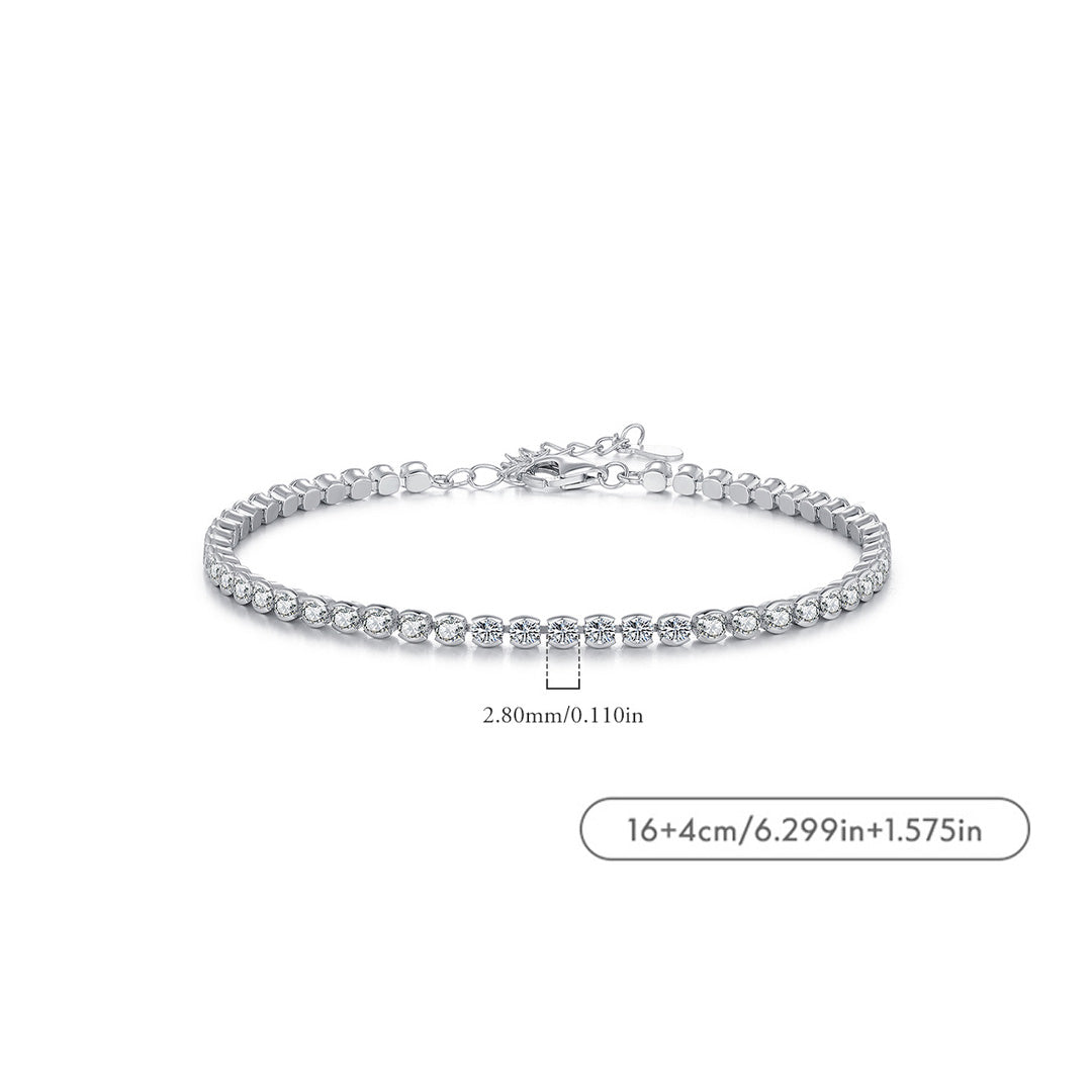 Prm9101: The Eternal Stream Tennis Bracelet