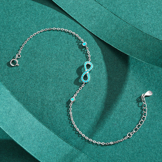 Prm9102: The Turquoise Infinity Bracelet