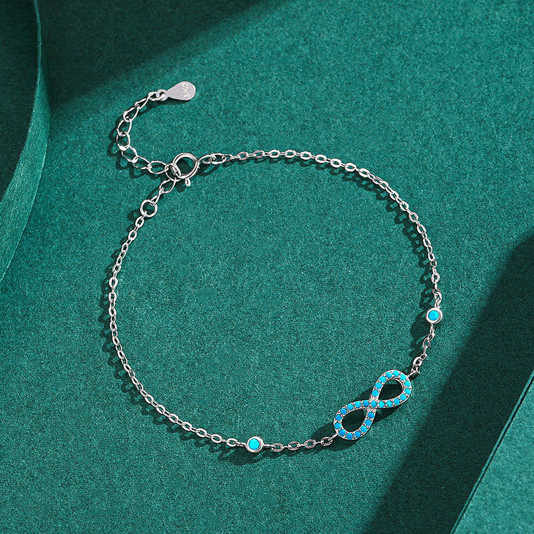 Prm9102: The Turquoise Infinity Bracelet