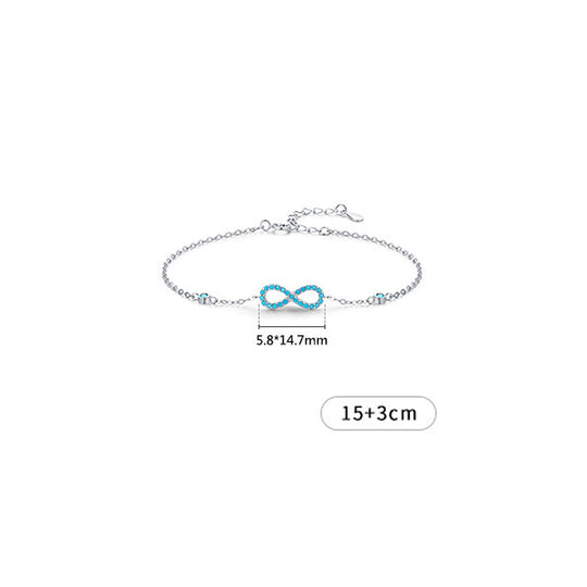 Prm9102: The Turquoise Infinity Bracelet