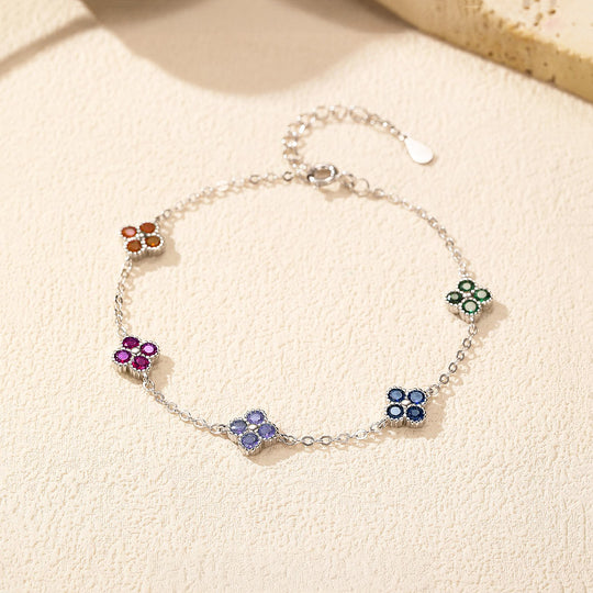 Prm9104: The Multi-Color Clover Bracelet
