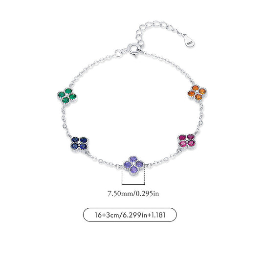 Prm9104: The Multi-Color Clover Bracelet