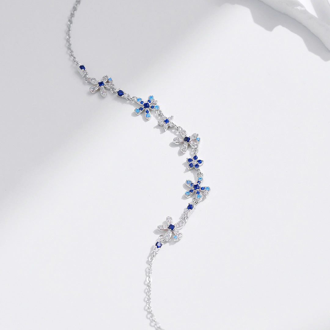Prm9107: The Sapphire Blossom Bracelet