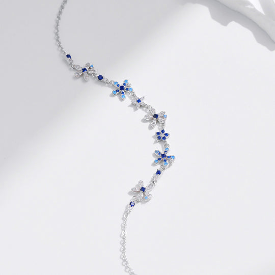 Prm9107: The Sapphire Blossom Bracelet