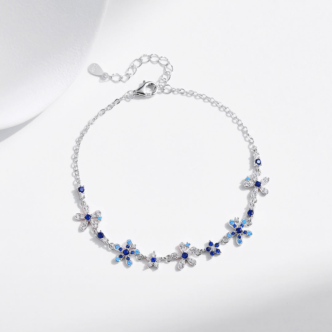 Prm9107: The Sapphire Blossom Bracelet