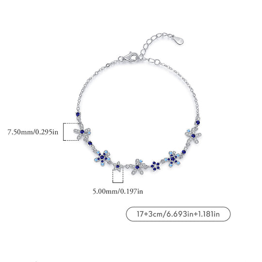 Prm9107: The Sapphire Blossom Bracelet