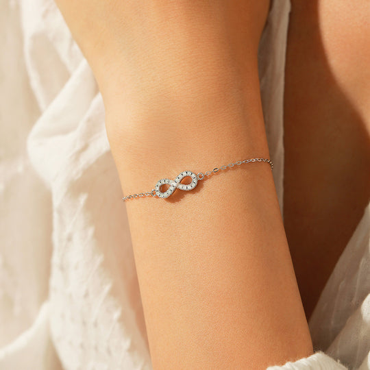 Prm9109: The Eternal Moissanite Infinity Bracelet