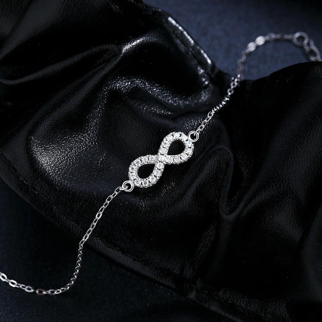 Prm9109: The Eternal Moissanite Infinity Bracelet
