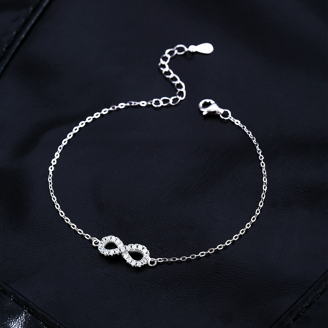 Prm9109: The Eternal Moissanite Infinity Bracelet