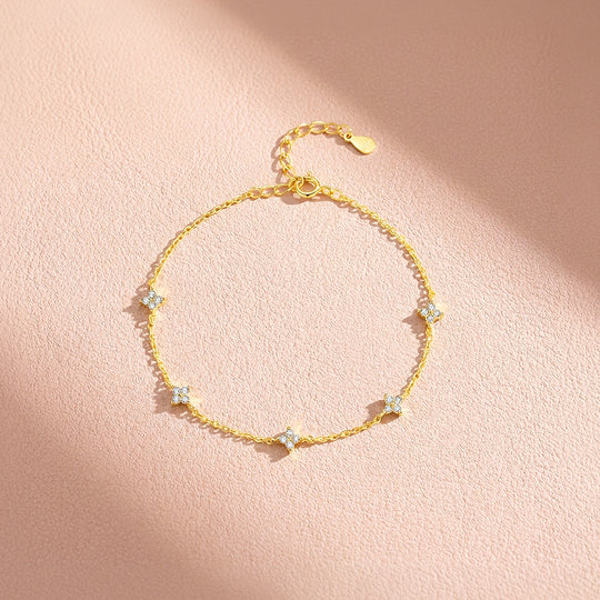 Star Cluster Link Bracelet | Diamond Simulant | Prm9110