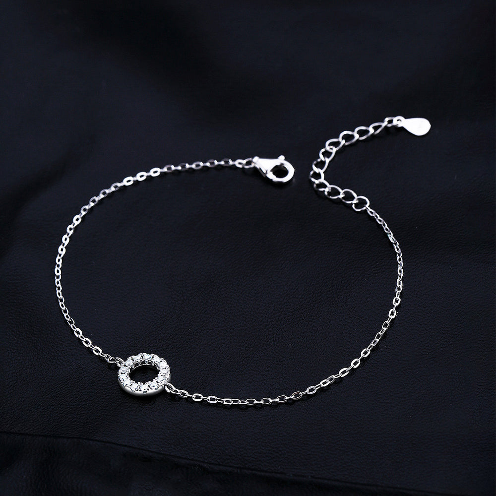 Prm9117: The Moissanite Circle of Life Bracelet