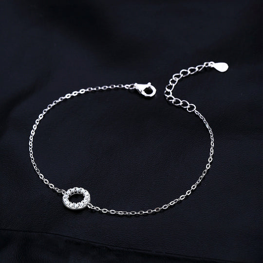 Prm9117: The Moissanite Circle of Life Bracelet