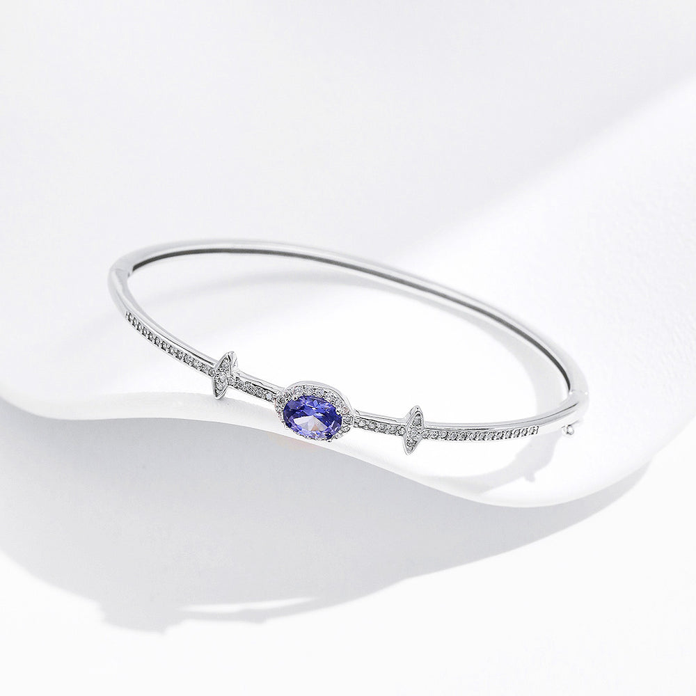 Prm9118: The Sapphire Orbit Bangle