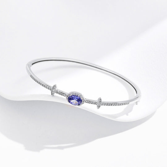 Prm9118: The Sapphire Orbit Bangle
