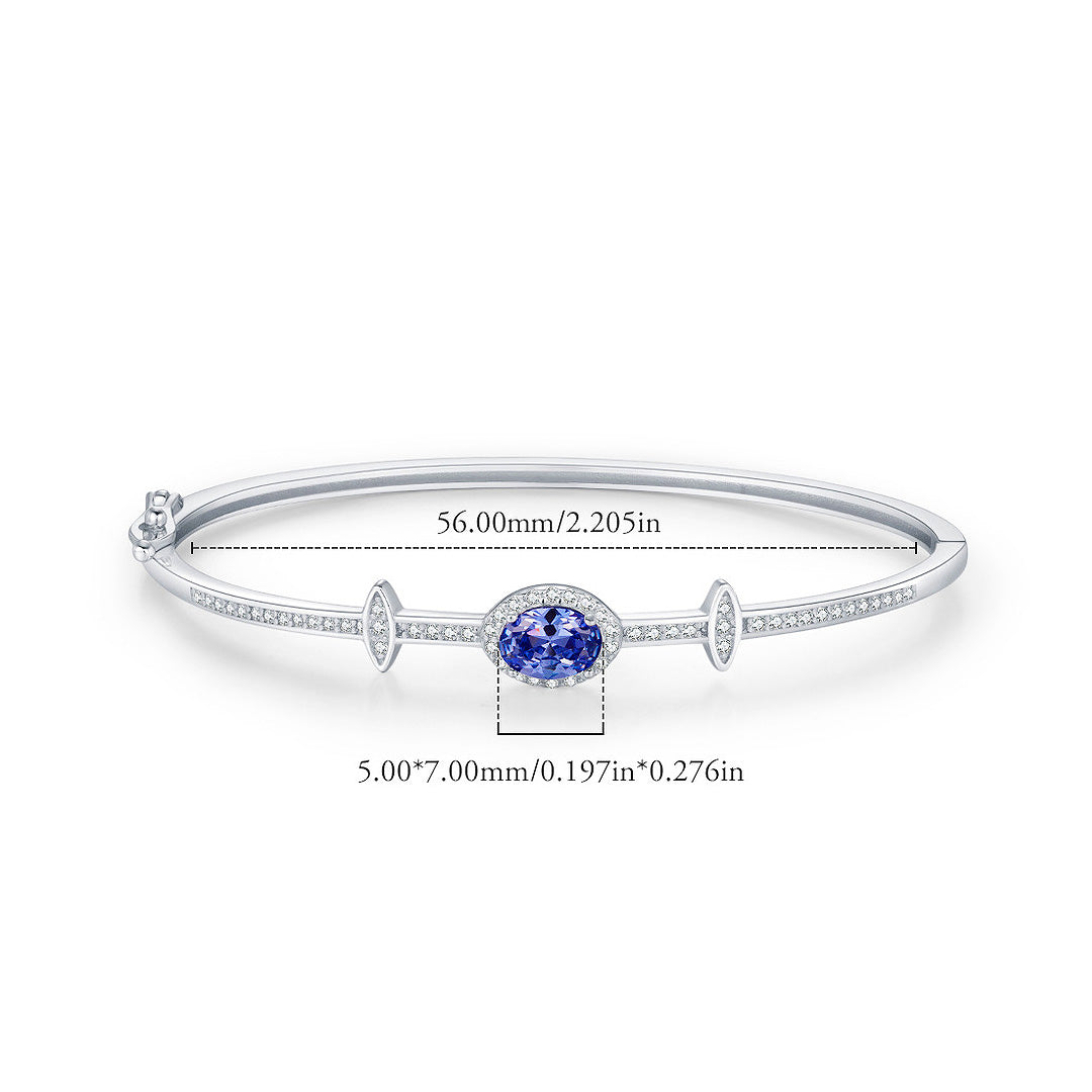 Prm9118: The Sapphire Orbit Bangle