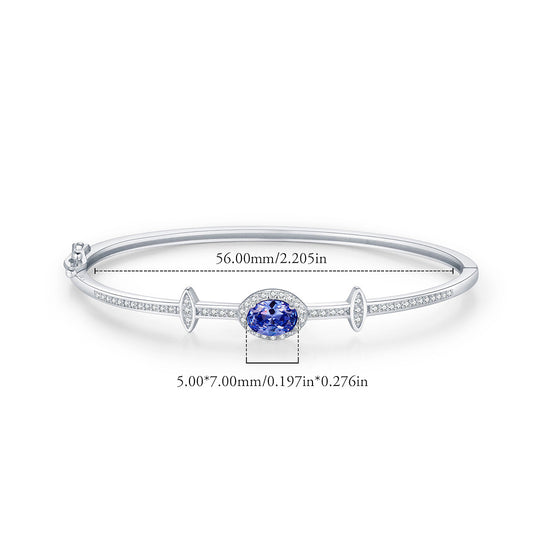 Prm9118: The Sapphire Orbit Bangle