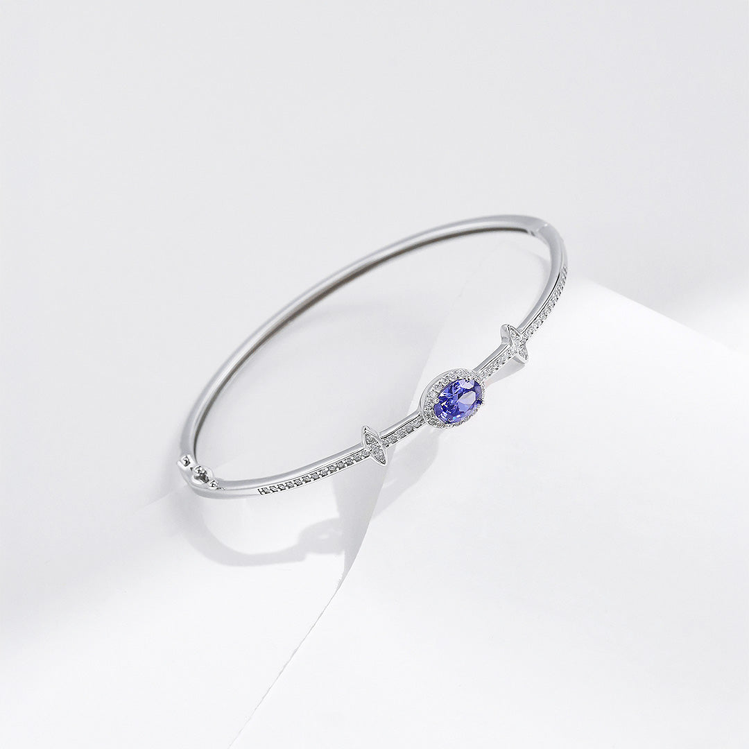 Prm9118: The Sapphire Orbit Bangle