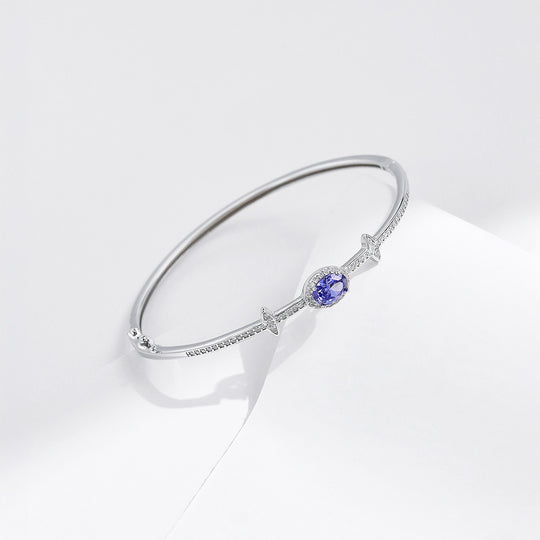 Prm9118: The Sapphire Orbit Bangle