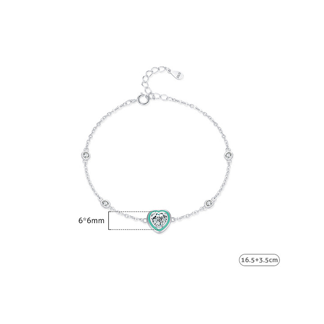 Prm9128: The Ocean Heart Bracelet